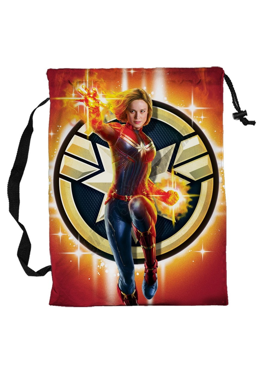 Marvel Comics Captain Marvel Pillowcase Treat Bag Promotions - Marvel Comics Captain Marvel Pillowcase Treat Bag Promotions