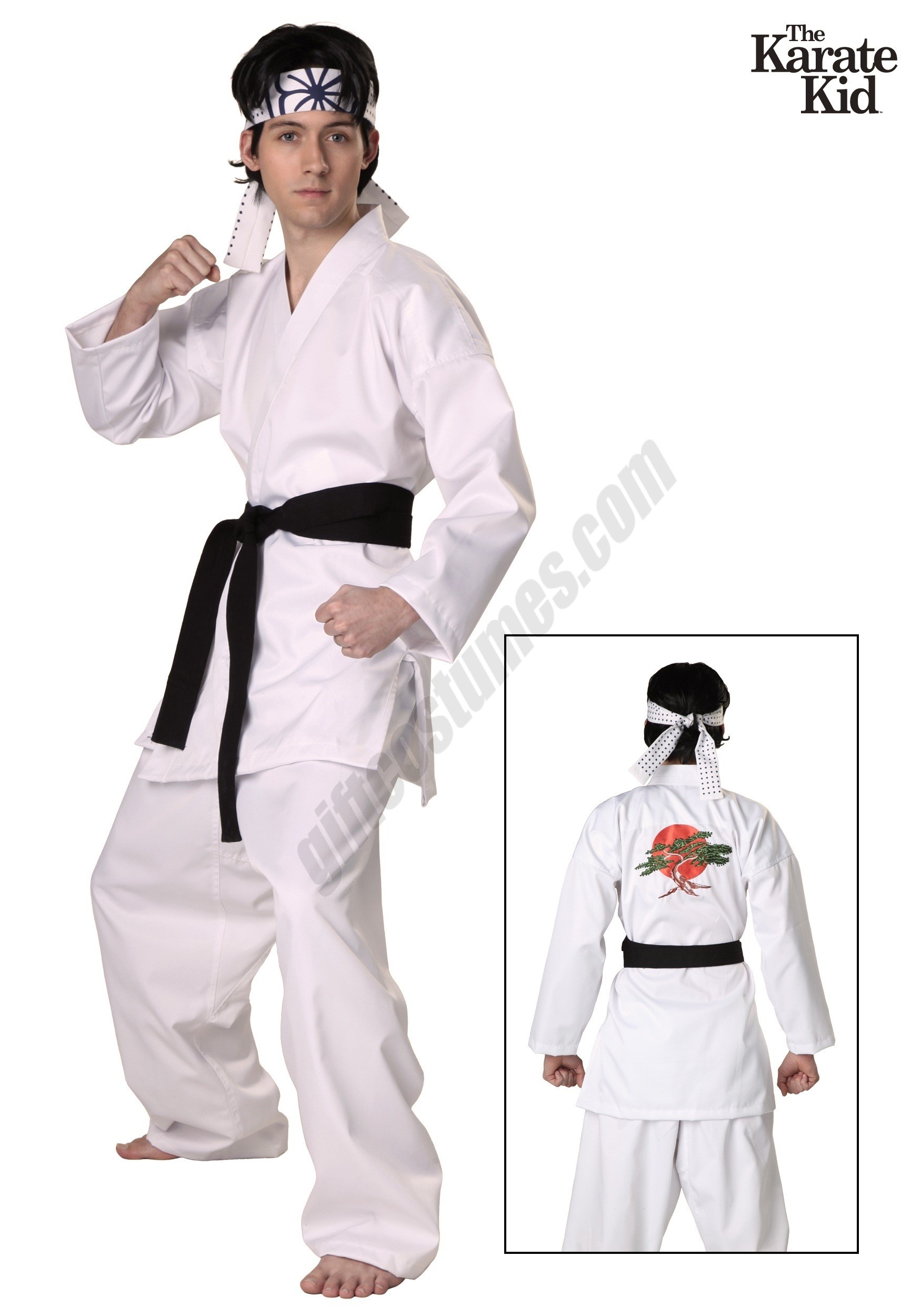 Authentic Karate Kid Daniel San Costume - Men's - Authentic Karate Kid Daniel San Costume - Men's