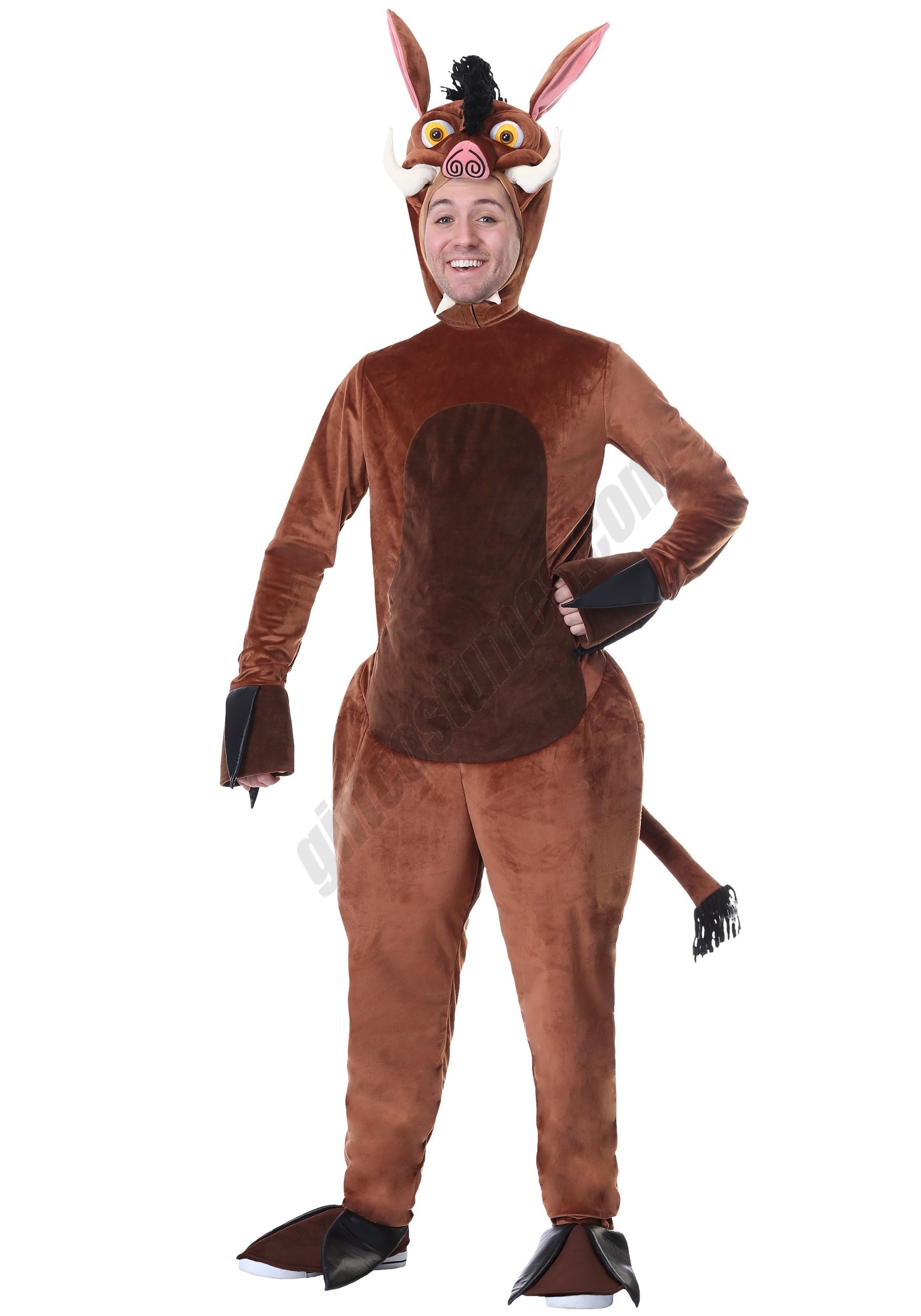 Warthog Costume for Adults - Men's - Warthog Costume for Adults - Men's