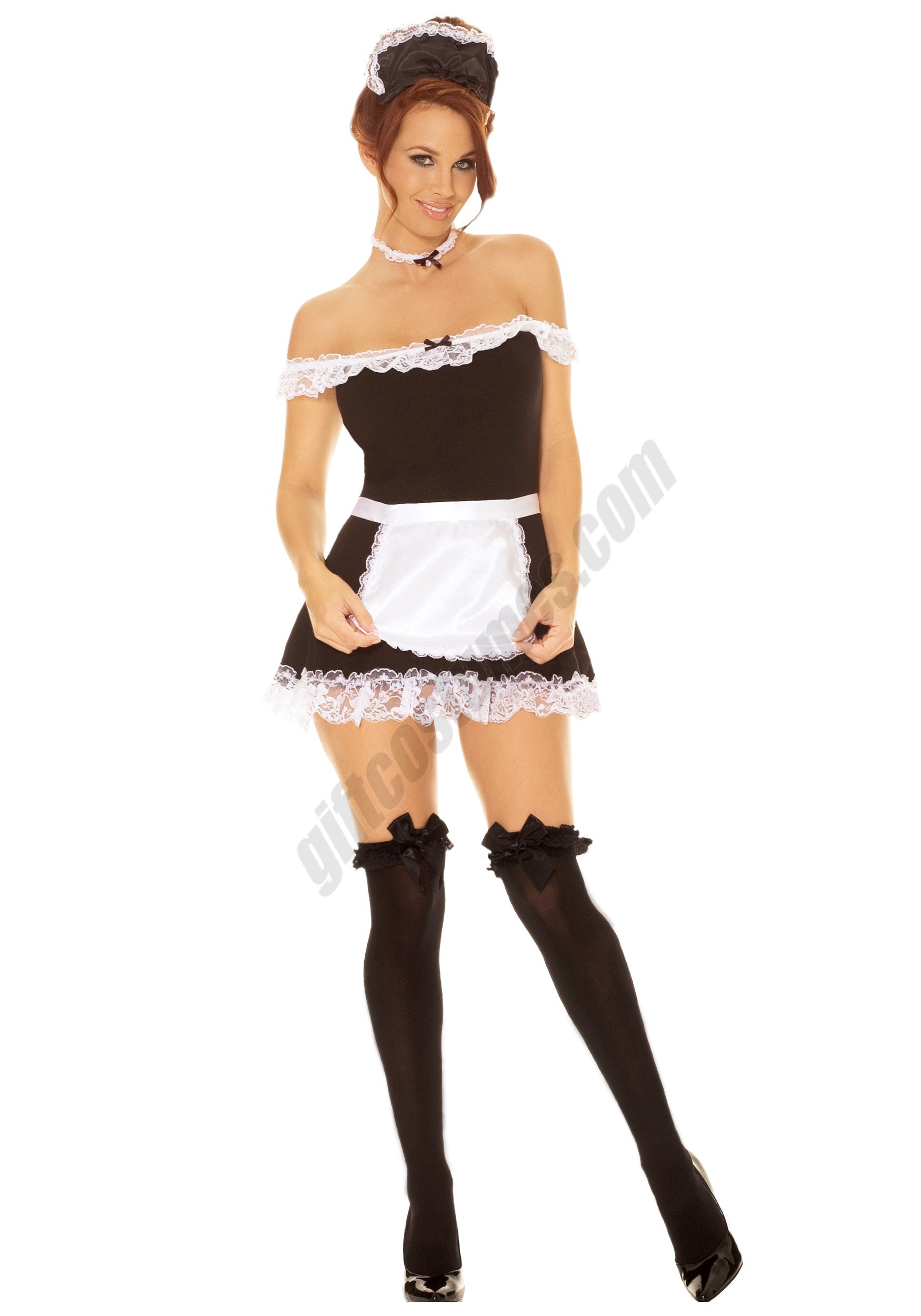 Sexy French Maid Costume - Women's - Sexy French Maid Costume - Women's