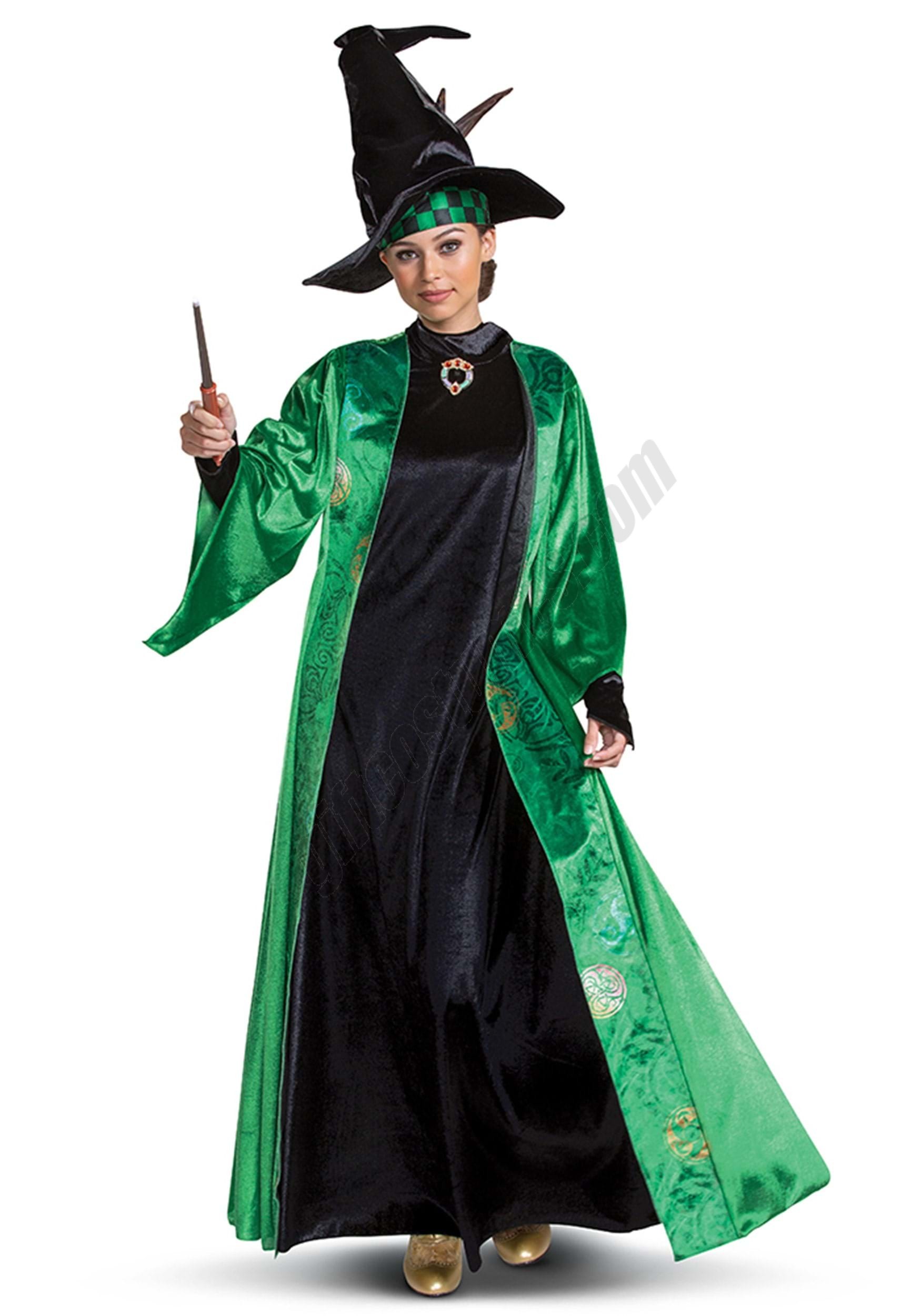 Harry Potter Adult Deluxe Professor McGonagall Costume Promotions - Harry Potter Adult Deluxe Professor McGonagall Costume Promotions