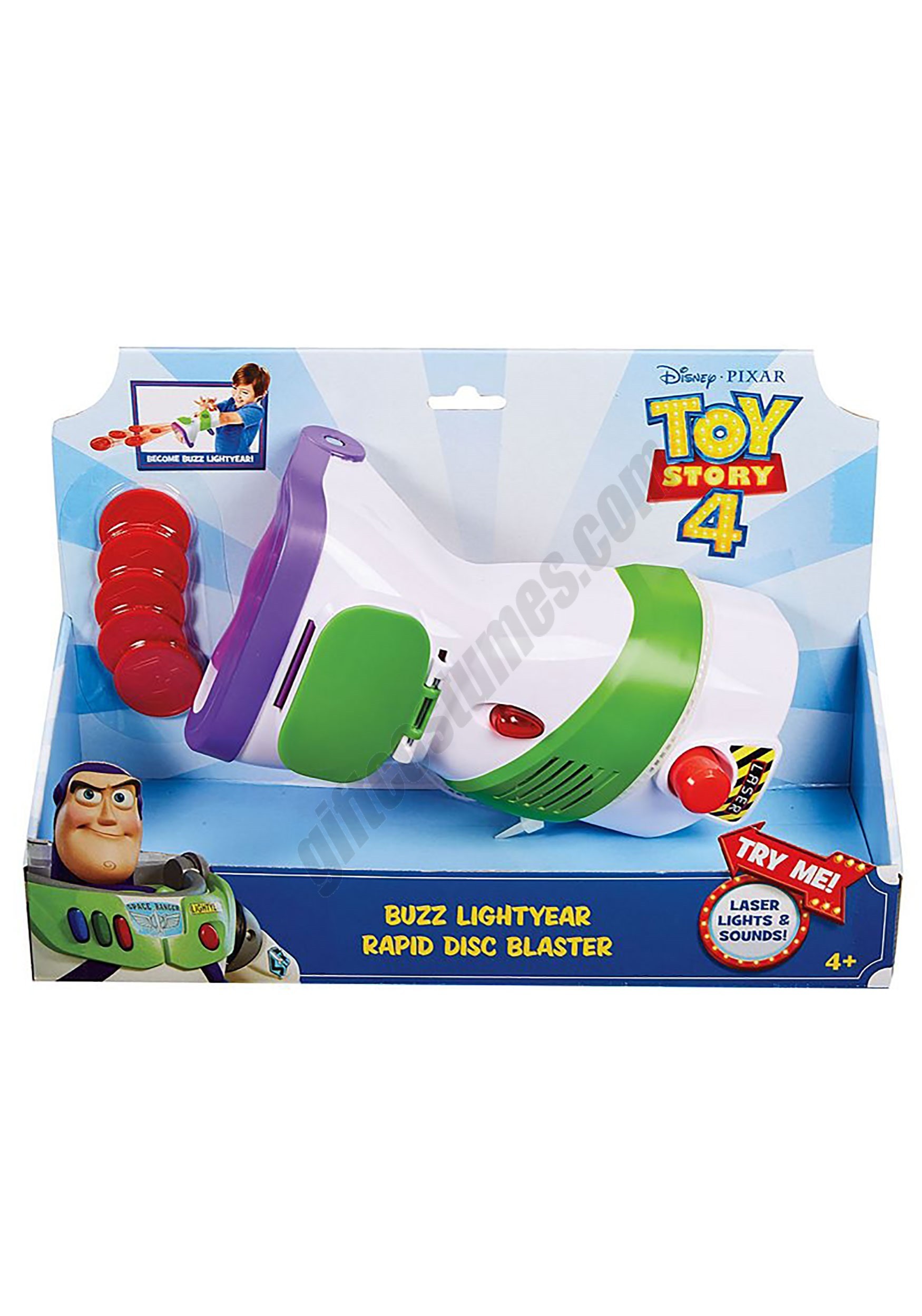 Toy Story 4 Buzz Lightyear Disc Blaster Promotions - Toy Story 4 Buzz Lightyear Disc Blaster Promotions