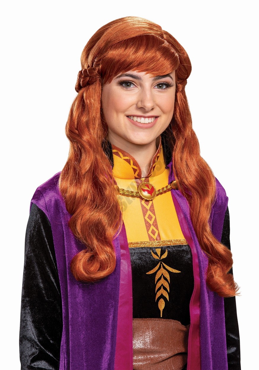 Anna Adult Frozen 2 Wig Promotions - Anna Adult Frozen 2 Wig Promotions