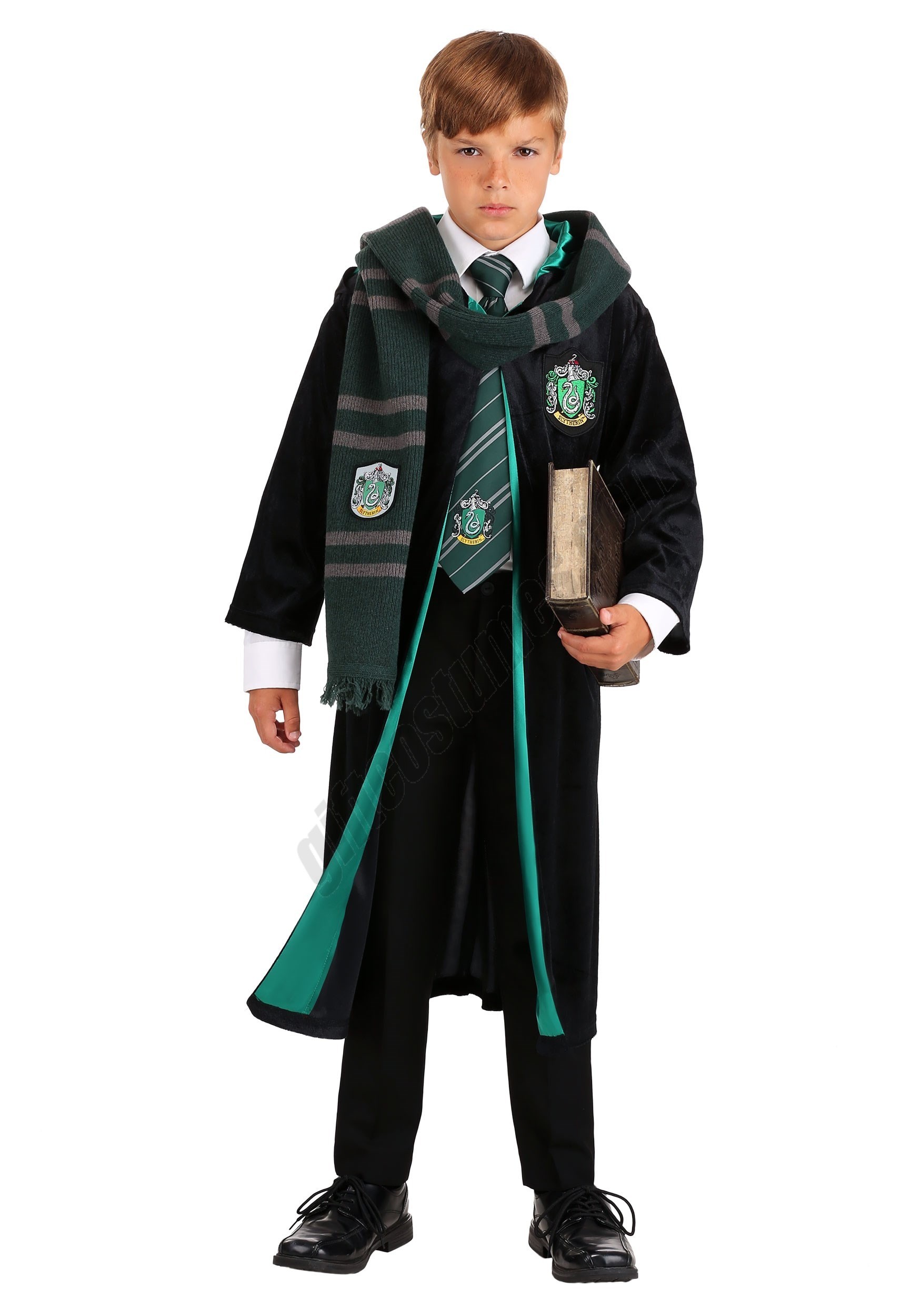 Harry Potter Kids Deluxe Slytherin Robe Costume Promotions - Harry Potter Kids Deluxe Slytherin Robe Costume Promotions