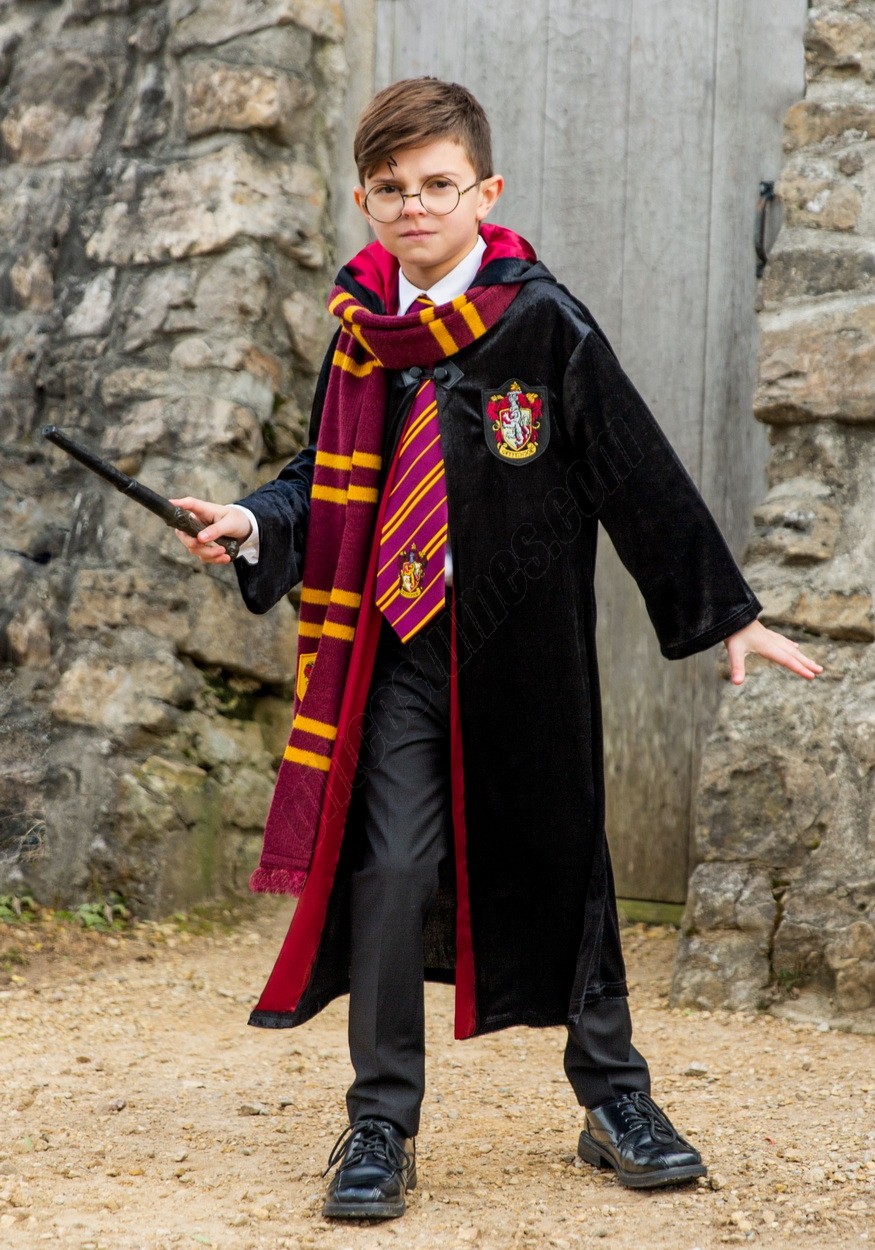 Harry Potter Kids Deluxe Gryffindor Robe Costume Promotions - Harry Potter Kids Deluxe Gryffindor Robe Costume Promotions