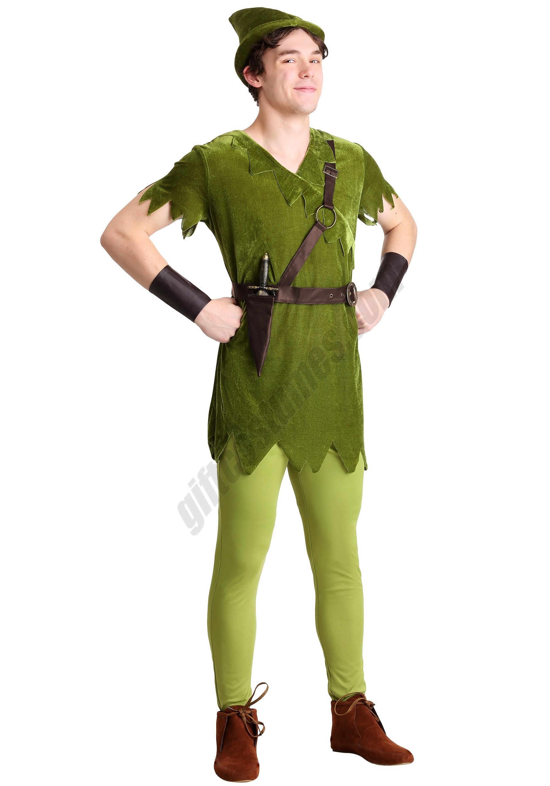 Adult Classic Peter Pan Costume - Men's - Adult Classic Peter Pan Costume - Men's