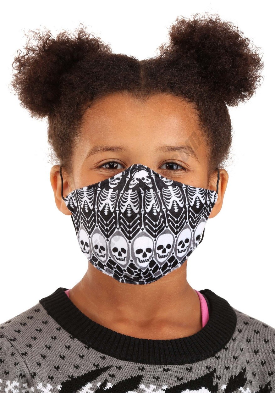 Child Sublimated Skeleton Pattern Face Mask Promotions - Child Sublimated Skeleton Pattern Face Mask Promotions