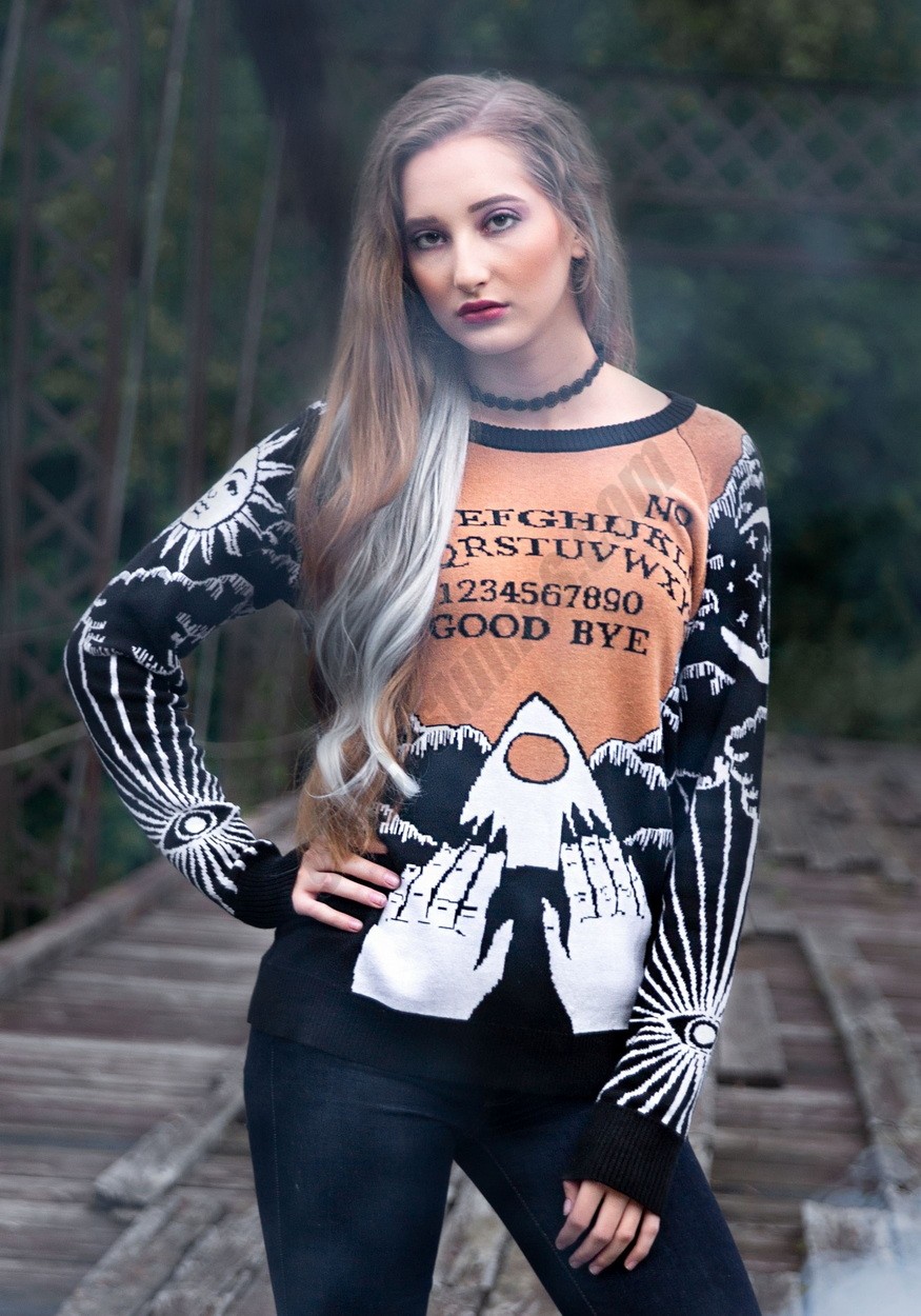 Celestial Spirit Board Adult Halloween Sweater Promotions - Celestial Spirit Board Adult Halloween Sweater Promotions