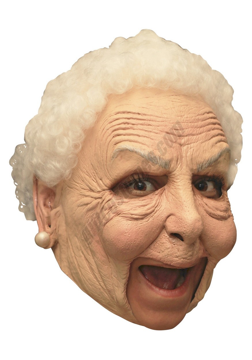 Adults Deluxe Old Woman Mask Promotions - Adults Deluxe Old Woman Mask Promotions