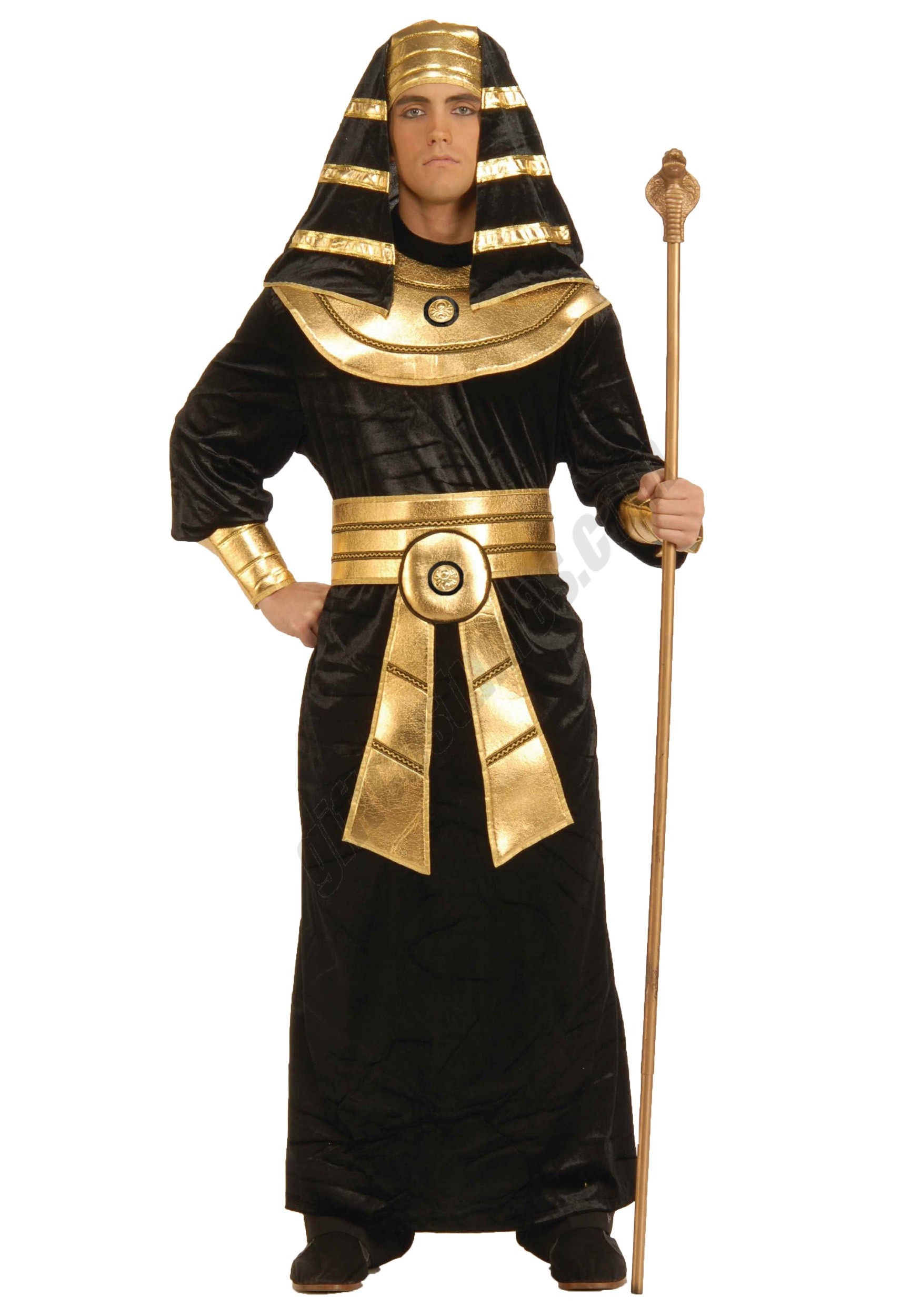 Adult Black Pharaoh Costume - Men's - Adult Black Pharaoh Costume - Men's