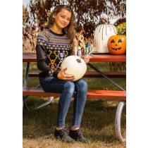 Day of the Dead Dancing Skeletons Child Halloween Sweater Promotions