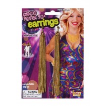 Gold Chain Disco Earrings Promotions