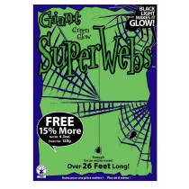 Spider Web Green Glow Black Light Activated 60g Promotions