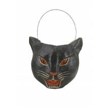Paper Mache Cat Candy Bucket Halloween Decor Promotions
