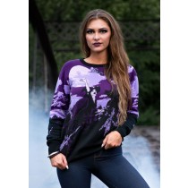 Witch's Moonlight Ride Halloween Sweater Promotions