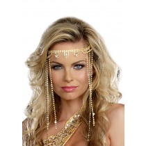 Gold Shimmering Rhinestone Headpiece Promotions