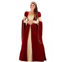 Regal Renaissance Queen Costume for Women