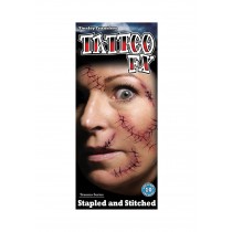 Stapled and Stitched Temporary Tattoo Kit Promotions
