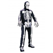 Adult Skeleton Jumpsuit Costume Promotions