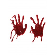 Bloody Window Hand Print Cling Promotions