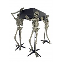 Smiling Skeleton Pallbearers with Coffin Decoration Promotions