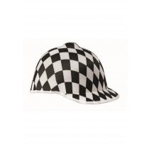 Black and White Checkered Jockey Hat Promotions
