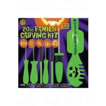 20 Piece Family Pumpkin Carving Kit Promotions