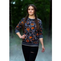 Adult Quirky Kitty Halloween Sweater Promotions