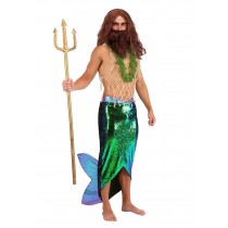 Salty Merman Costume for Men - Men's