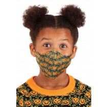 Kids Sublimated Pumpkins Face Mask Promotions