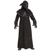 Black Plague Doctor Costume for Adults - Women's
