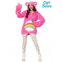 Care Bears Women's Plus Size Deluxe Cheer Bear Hoodie Costume Promotions