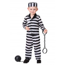 Toddler Delluxe Button Down Boys Jailbird Costume Promotions