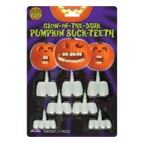 Glow in the Dark Pumpkin Buck Teeth Promotions