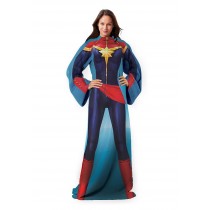 Avengers Mighty Captain Marvel Adult Comfy Throw - Women's