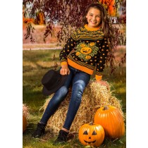 Kid's Pumpkin Patch Halloween Sweater Promotions