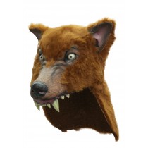 Brown Wolf Helmet for Adults Promotions