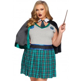 Women's Plus Size Sinister Spellcaster Costume Promotions