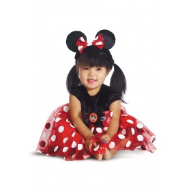 Red Minnie Mouse Deluxe Costume for Infants Promotions