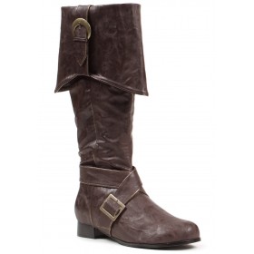 Mens Brown Buckle Pirate Boots Promotions
