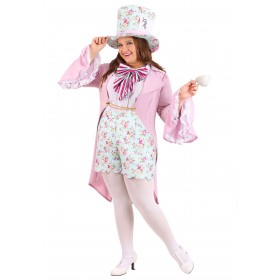 Plus Size Women's Pretty Mad Hatter Costume Promotions