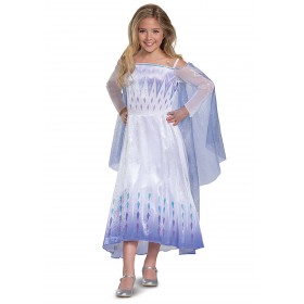 Deluxe Frozen Snow Queen Elsa Kids Costume Promotions