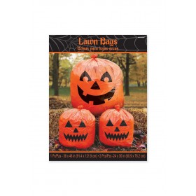 Pumpkin Lawn Bags (3 per pack) Promotions