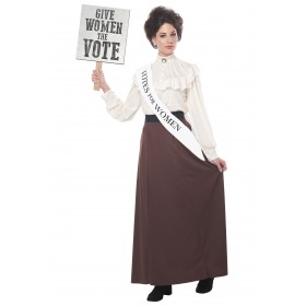 Women's English Suffragette Costume
