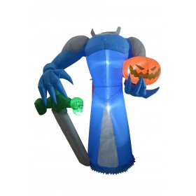 8ft Inflatable Headless Pumpkin Knight Promotions