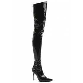 Black Patent Over the Knee Boot Promotions