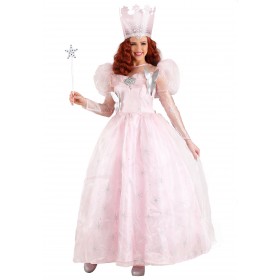 Deluxe Wizard of Oz Glinda the Good Witch Plus Size Women's Costume