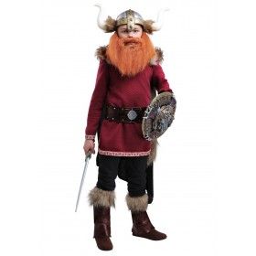 Burgundy Viking Boy's Costume Promotions