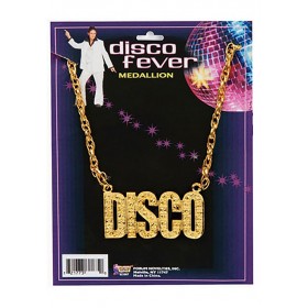Gold Disco Necklace Promotions