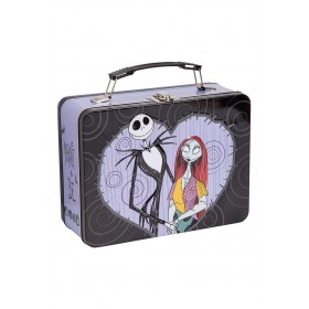 Nightmare Before Christmas Jack & Sally Large Lunch Box Tin Tote Promotions